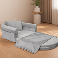 Ensemble de canapé-lit multifonctionnel pour enfants, tissu doux et confortable avec mousse pour la maison et l'école, jeux pour enfants