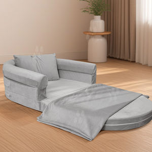 Multifunktion ales ausziehbares Schlafs ofa für Kinder aus weichem und bequemem Stoff mit Schaumstoff für Kinder zu Hause und in der Schule - Product Image 3