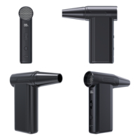 Souffleur d'air électrique sans fil 4000 mAh, ventilateur turbo 8 vitesses, brosse de nettoyage pour clavier d'ordinateur