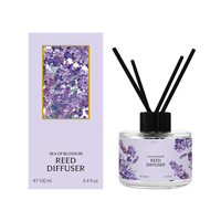 Diffuseur de parfum à bâtonnets 100 ml, moderne et minimaliste, sans flamme, sûr, à base d'huiles naturelles, de luxe, parfumé, vente chaude 2026, faible MOQ