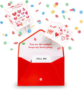 Gran oferta álbum de fotos tarjeta explosión confeti caja de regalo forma de sobre sorpresa explosión bomba cajas para cumpleaños o sorpresa - Product Image 1