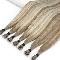 Meilleur choix pour les salons américains : Cheveux européens à pointe nano, Cheveux russes Remy double drawn, Qualité de luxe, Cheveux vierges à cuticules alignées