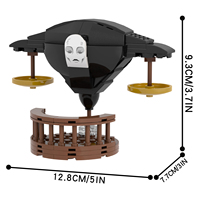 MOC1719 Anime Court Space, Juego de Bloques de Construcción Educativos, Compatible con Juguetes DIY, Bajo MOQ, Gran Venta, Regalo para Niños