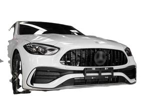 Griglia Anteriore GT R Cromata Nera in ABS di Alta Qualità per <span class=keywords><strong>Mercedes</strong></span> <span class=keywords><strong>Classe</strong></span> <span class=keywords><strong>C</strong></span> W206 2022 C200 C260 C300, Parti Modificate e Aggiornate in Offerta - Product Image 3