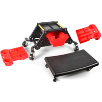 Laveuse de voiture mobile sur roulettes avec plateaux de rangement pour mécaniciens et professionnels de la detailing