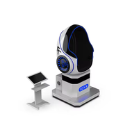 Chaise VR Egg adaptée à DeePoon E3-C DPVR avec fréquence de rafraîchissement de 70 Hz et effets 3D IMAX et réalisme 3D