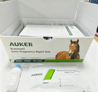 Kit de test de grossesse précoce pour chevaux, résultat visuel en 10 minutes, durée de conservation de 2 ans, test vétérinaire rapide réutilisable pour chevaux