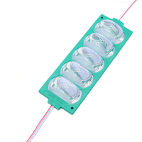 Module de lentille moulée par injection de 12V LED pour feux de passage de roue de voiture, feux d'avertissement de carrosserie de véhicule, boîtes lumineuses de publicité