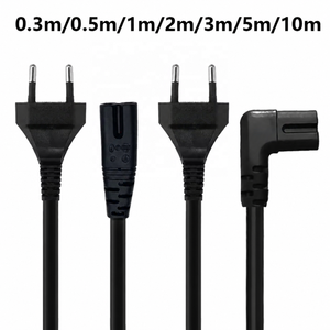 Câble d'extension UE 0,3-10m, câble d'<span class=keywords><strong>alimentation</strong></span> C7, prise Euro en forme de 8, câble AC pour téléviseurs <span class=keywords><strong>Samsung</strong></span> LG Sony, câble d'<span class=keywords><strong>alimentation</strong></span> pour moniteur <span class=keywords><strong>Samsung</strong></span> - Product Image 1
