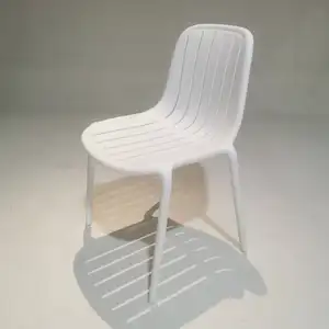 סגנון מודרני פלסטיק חיצוני גן פטיו מזדמן כיסאות מעצבים חומר PP