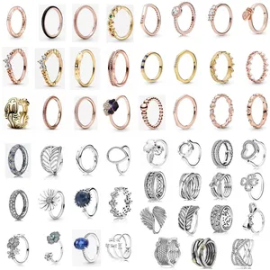 Thailand Originele Groothandel S925 Zilveren Sieraden High-End Paar Ring