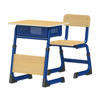 Ensemble de bureau et chaise pour élèves du primaire, moderne, de qualité supérieure, durable, confortable, hauteur réglable, pour la maison et le bureau