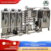 Système d'eau potable directe pour campus Wenzhou Hydranautics, entièrement automatique, osmose inverse adoucissante, 15 tonnes par heure, UV, garantie 5+ ans