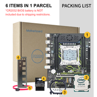 Kombo Baru X99-XD4 TPM2.0 Intel Xeon E5 2667 V4 Mendukung Win11 UEFI Secure Boot Mainboard 4x DDR4 ECC Ram Kit Motherboard X99