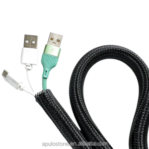 PET <strong>Self</strong> Closing Split <strong>Wrap</strong> Winding Cable Wire Harness Protection <strong>Braided</strong> <strong>Sleeve</strong> Flame <strong>Braided</strong> Expandable Cotton <strong>Sleeve</strong> - Product Image 6