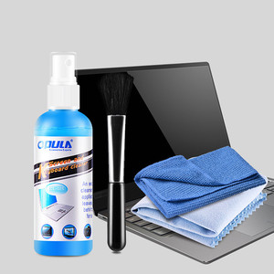 Chuyên Nghiệp Sợi Nhỏ Màn Hình Sạch Hơn Kit Bao Gồm Chất Lỏng Với Phun Chai Vải & Chống-Tĩnh Bàn Chải Cho Máy Tính Làm Sạch - Product Image 2