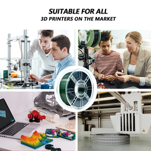 Filamento IBOSS PLA+ de 1.75mm, Negro Seda + Verde Cobre, Filamento para Impresión 3D, 1kg/carrete, Compatible con Impresoras 3D Bambu - Product Image 2