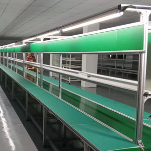 अन्य प्रसंस्करण लाइन के लिए एंटी-स्टैटिक सुविधा स्वचालित उत्पादन स्क्रू कन्वेयर के साथ असेंबली लाइन वर्कबेंच - Product Image 5