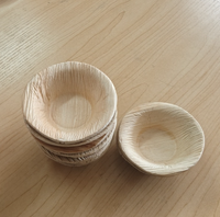 Assiettes en feuilles d'arec naturelles, rondes et carrées, vaisselle jetable biodégradable en feuilles de palmier pour le service des aliments