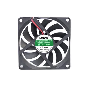 IMROK factory high-end power cooler fan 80x80x10mm 5V DC Brushless Fan