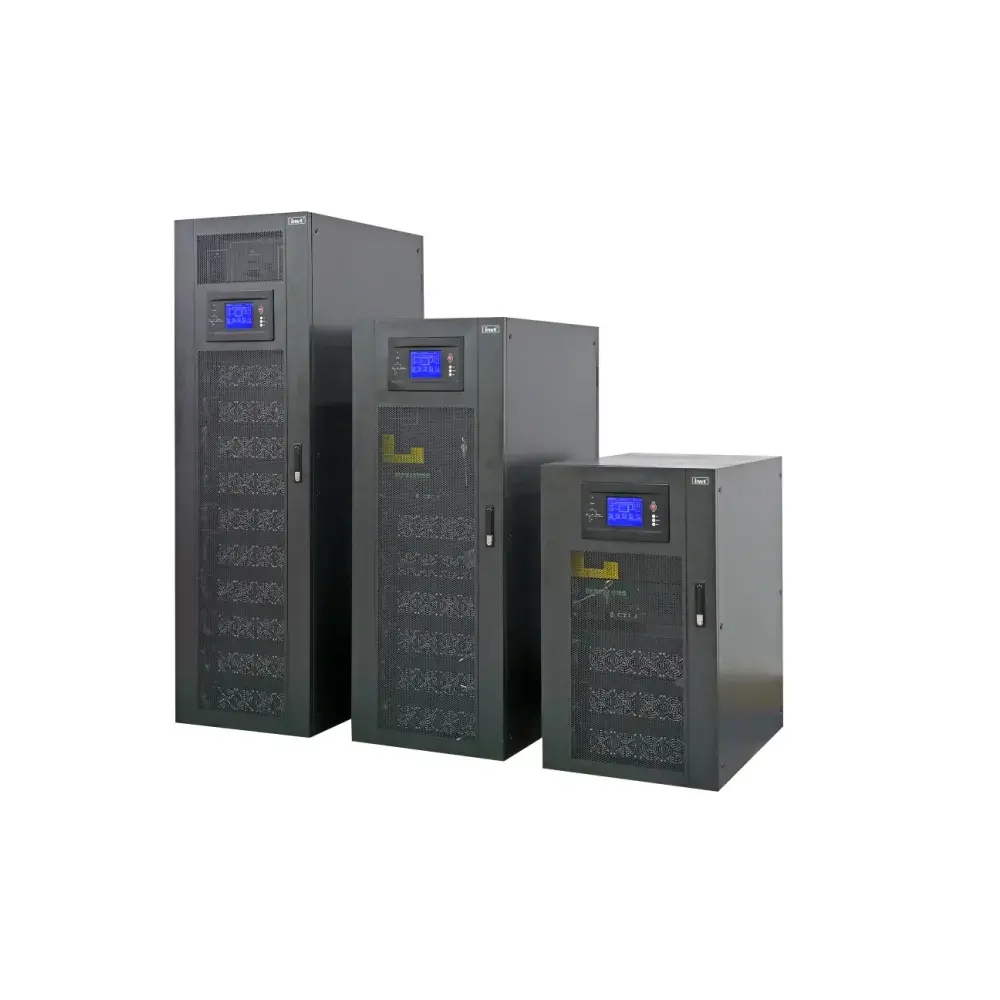 UPS 1200KVA 1200KVA 400V UPS em linha modular de três fases ABM para data center de gerenciamento avançado de bateria