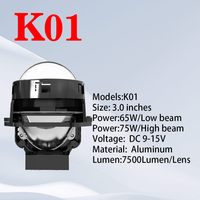 Haute qualité 90W 9000LM bi-LED projecteur phare nouveau modèle F5 K01 K03 KA7 15V 6500K pour véhicules RHD & LHD