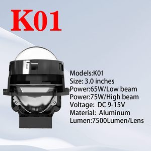 Haute qualité 90W 9000LM bi-LED projecteur phare nouveau modèle F5 K01 K03 KA7 15V 6500K pour véhicules RHD & LHD - Product Image 3