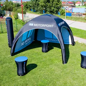 Tenda a ragno gonfiabile su misura per eventi all'aperto aria Marquee pubblicità promozionale cupola gonfiabile Gazebo tenda aria cubo