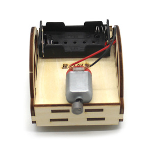 Kit de coche científico de madera para niños, juguete educativo para experimentos de física, control manual con motor alimentado por batería, de 4 a 6 años - Product Image 3