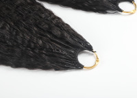 Extensions de cheveux humains au crochet en stock, Cheveux birmans bruts, Extensions de cheveux humains lisses crépus, Lot de cheveux à tresser en gros