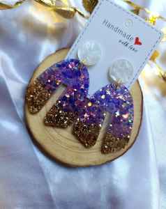 Handmade <b>Resin</b> Earrings Stylish Lightweight Design Ideal For Everyday Fashion Party Wear And Unique Accessories - Product Image 6