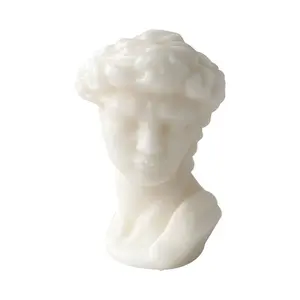 3D Sculpture Art David Portrait Candle Silicone Mold Aromatherapy Candle Handmade Gift Make DIY Home Decoration Crafts Make Mold