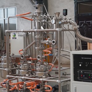 Evaporador de película fina de acero inoxidable TOPTION, máquina de destilación de película limpia, aceite esencial de Alcohol, vacío, <span class=keywords><strong>camino</strong></span> corto - Product Image 2