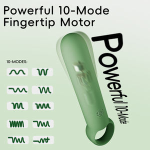 Tragbarer wiederauf ladbarer wasserdichter Silikon Mini Fingerring Bullet Vibrator 10 Mode G Spot Clit Vibrator für Frauen Sexspielzeug - Product Image 2