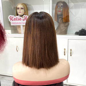 Perruque de cheveux humains vierges vietnamiens pour femmes avec dentelle transparente Densité de couleur personnalisée 13X4 Style naturel brut - Product Image 5