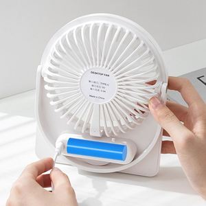 Venta al por mayor de alta calidad de la batería ventilador de escritorio personal Usb recargable Mini portátil 2 en 1 ventiladores de mano VENTILADOR DE MESA - Product Image 4