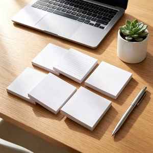 Ruled and Squared Kraft Paper Sticky Notes Checklist Pattern Brown Memo <strong>Pad</strong> 80gsm Recycled Paper Scratch <strong>Pad</strong> for <strong>Study</strong> Notes - Product Image 3