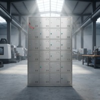 Casier de personnel en acier inoxydable, casier de vestiaire, armoire de rangement pour vêtements, armoire de rangement pour salle blanche, pour atelier et usine alimentaire