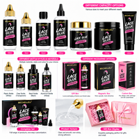 Colle pour perruques Lace Front personnalisée sous marque privée, résistante à l'eau, forte tenue pour usage domestique, produits d'entretien des perruques, OEM ODM MOQ, logo personnalisé