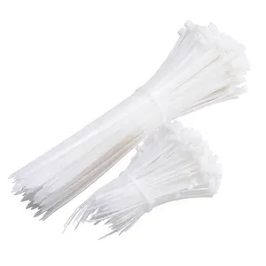 2.5*60mm Attaches de câble en plastique miniatures Attache de câble en nylon personnalisée autobloquante Pa66 Attaches à glissière naturelles ou noires