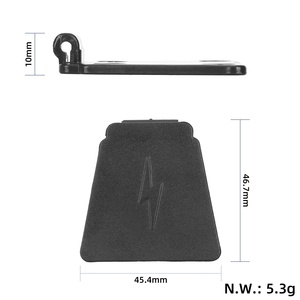 Cache-prise de charge d'origine Kukirin G4 pour trottinette électrique Kugoo Kirin Kukirin G4 Max, accessoire de protection de la prise de charge - Product Image 2
