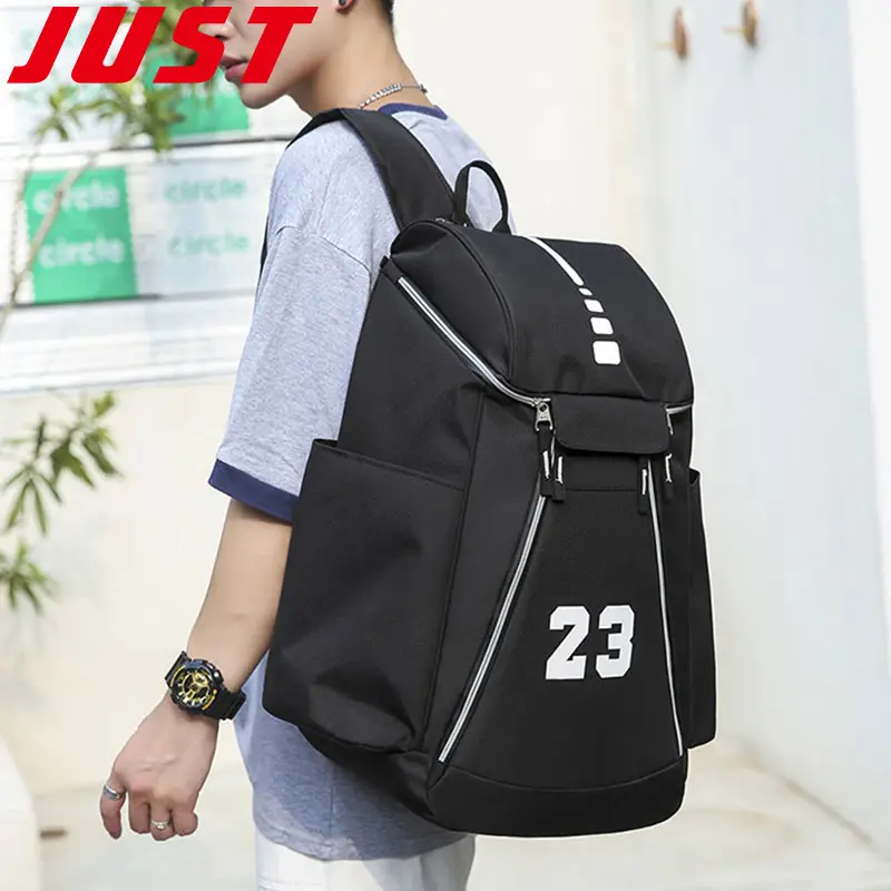 JUST Customized Large Capacity Basketball Backpack Bag Mens Outdoor Hiking Climbing Bags Multifunctional Waterproof Bags