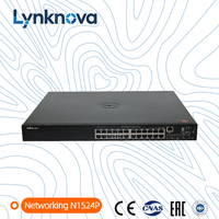 Switch de Red Gigabit PoE+ de 24 Puertos N1524P, Capa 3, 10GbE SFP+ Uplink, SNMP, QoS, Apilable, Capacidad de 128 Gbps, Venta al por Menor