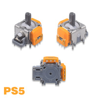 Joystick de jeu ABS réglable haute précision à capteur Hall électromagnétique pour accessoires de réparation PS5/PS4/XBOX