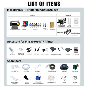 Paquete de Impresora DTF Ancelot Auto-Maintenance A3 M1630 Pro: Impresora Automática Todo en Uno para Camisetas con Agitador de Polvo y Secador con Calor - Product Image 3