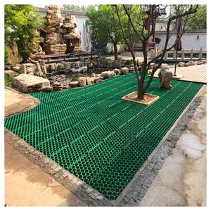 Panneaux d'égouttage <span class=keywords><strong>Grille</strong></span> de gazon en plastique Tapis de pelouse Toit de jardin Parking extérieur Conception de routes de terre Passerelle <span class=keywords><strong>Protection</strong></span> des pentes Plantation - Product Image 5