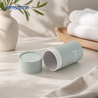 Boîte d'emballage cadeau en carton rond biodégradable de haute qualité, emballage personnalisé pour serviettes, t-shirts, tube en papier cylindrique