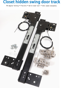 35mm Chargement 35kg1035-08 Pocket Door Slide Track Side Hide Insert Fit for Invisible Folding Hidden Swing Door of Kitchen & Dining - Product Image 6