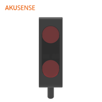 Sensor Fotoeléctrico AkuSense ESC-18P para Detección/Marcado de Color con Distancia de Detección de 182 mm y Protección IP67