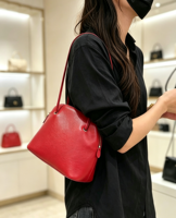 Sac à bandoulière en cuir de mouton véritable pour femmes, sac à coque au design simple et petit, sac à bandoulière tendance et polyvalent, petit sac